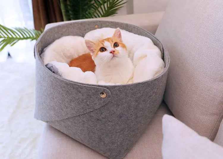 Winter Warm Cat Bed