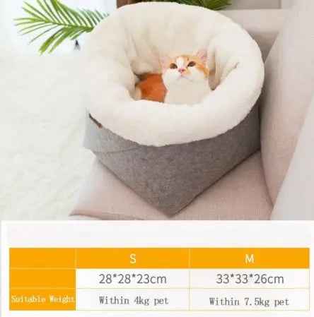 Winter Warm Cat Bed
