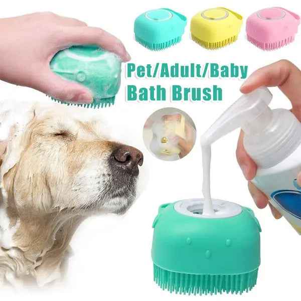 silicone pet brush Massage Gloves Brush Pet
