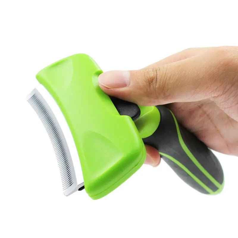 Combs Grooming-Brush Deshedding-Pet-Hair-Remover Edge-Trimming Dog-Cat-Rake Furmine