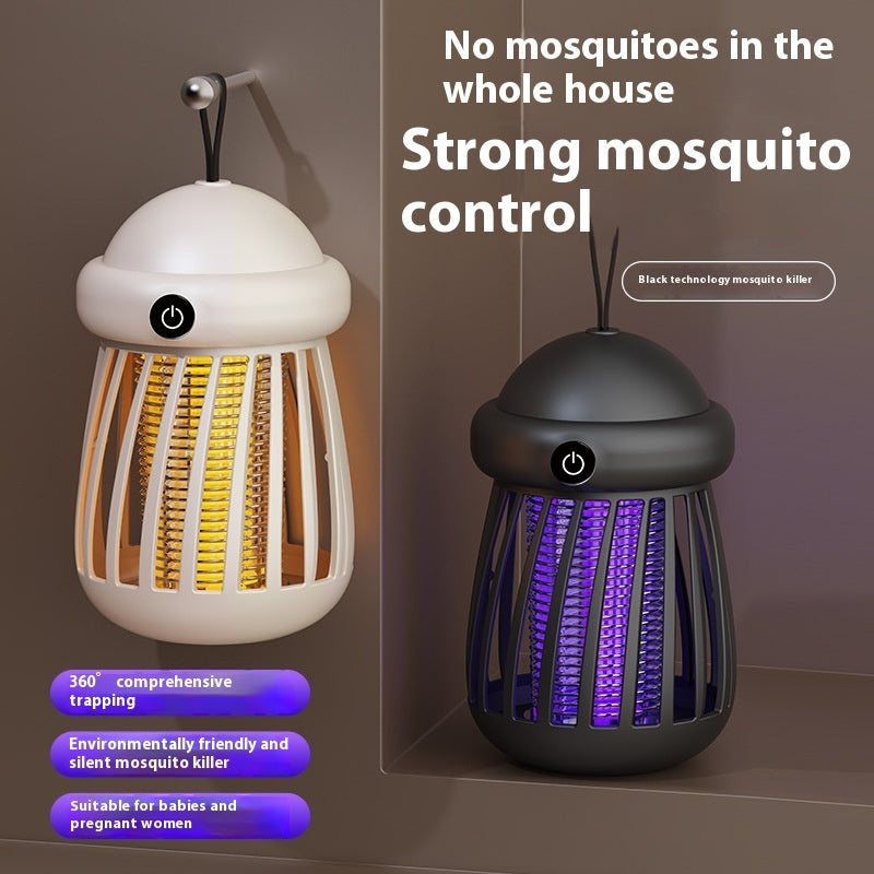Lampada Anti Zanzare a Griglia 3D - Ricaricabile, Sicura ed Ecologica