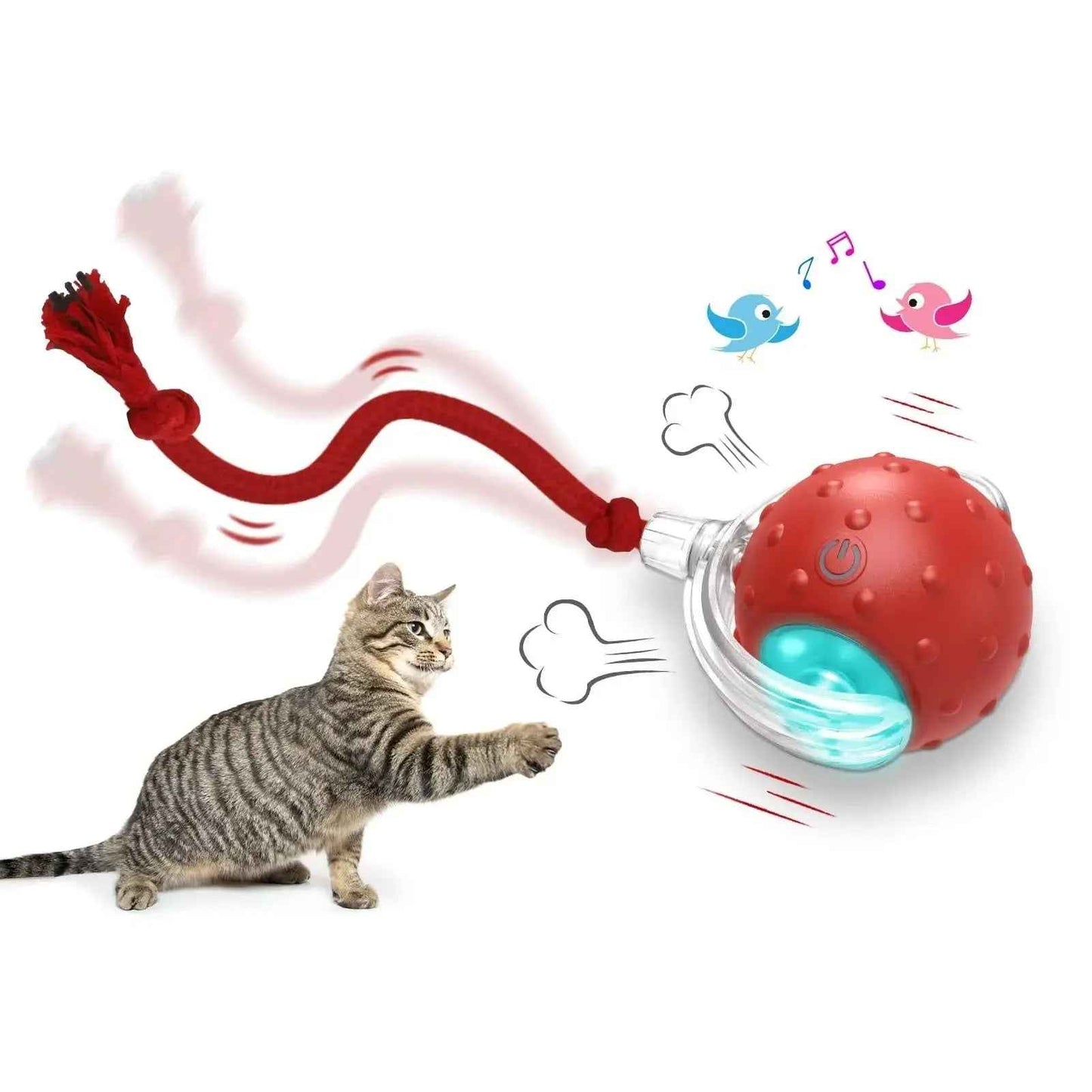 Interactive Cat Toy Ball Super Drive Cat Rolling