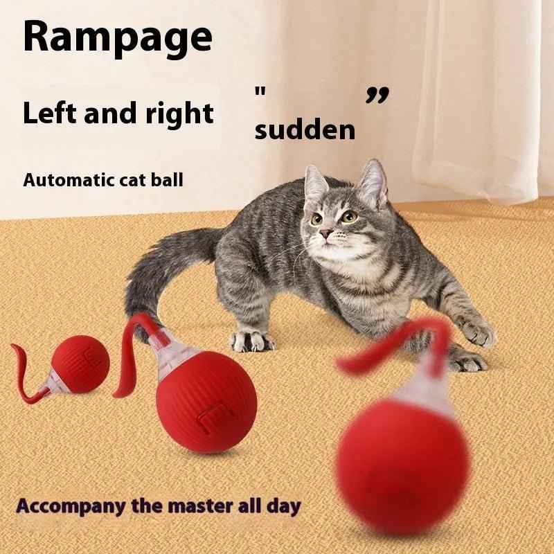 Interactive Cat Toy Ball Super Drive Cat Rolling