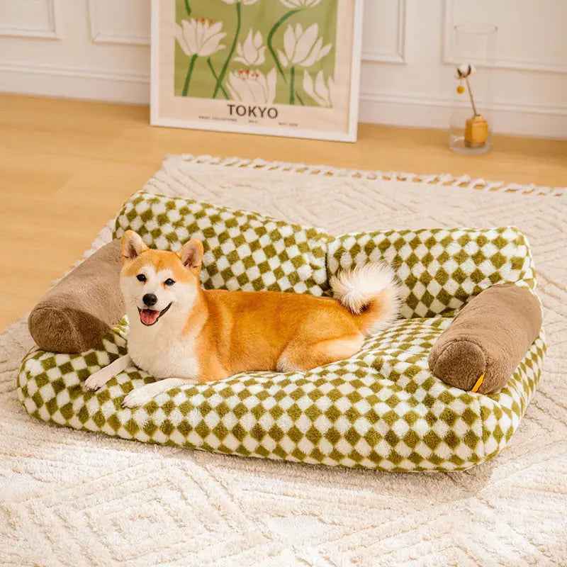 Kennel Warm Plush Pet All Removable