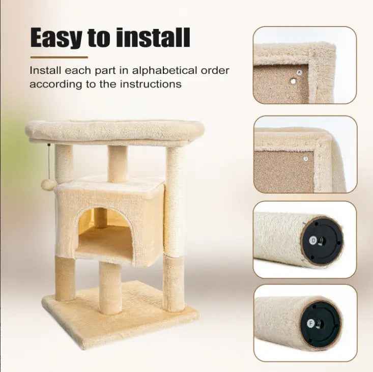 Elevate Your Indoor Cat's Playtime with an Extra Tall Cat Tree Tower
