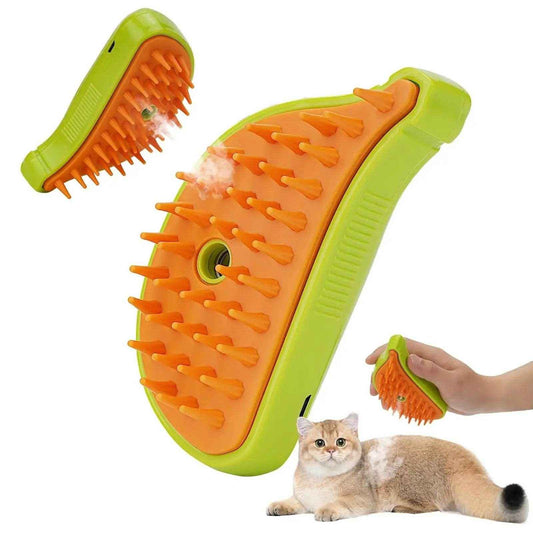 3 In 1 Pet Steam Brush For Cat And  Dog