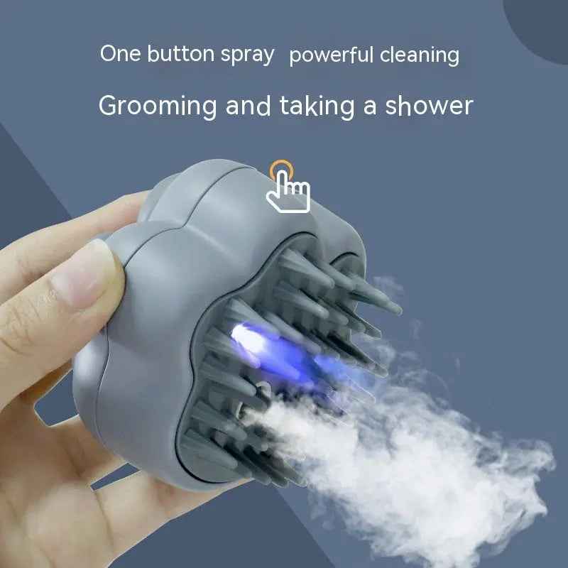 Paw Brush Steam Hair Removal And Massage For Cat And Dog