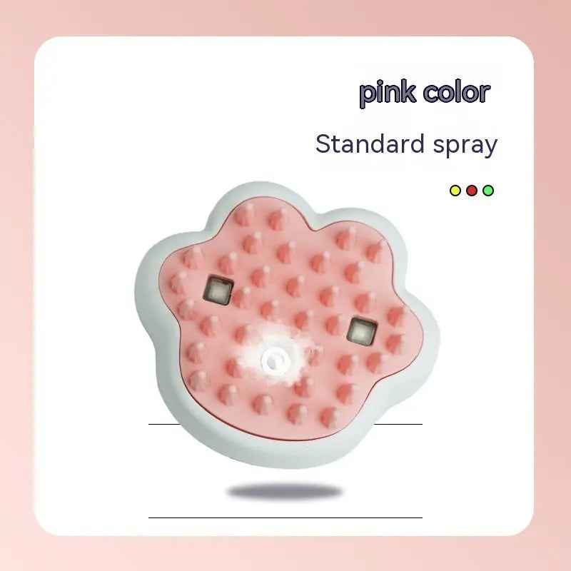 Paw Brush Steam Hair Removal And Massage For Cat And Dog