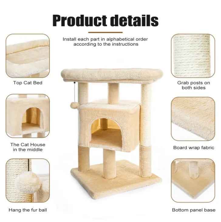 Elevate Your Indoor Cat's Playtime with an Extra Tall Cat Tree Tower
