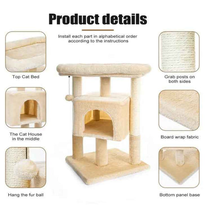 Elevate Your Indoor Cat's Playtime with an Extra Tall Cat Tree Tower