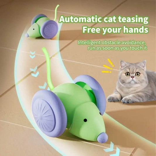 Cat Toys Interactive Cat Toy Electric Mouse Car - YOUYA PET