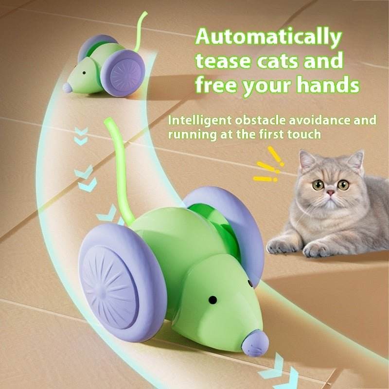 Cat Toys Interactive Cat Toy Electric Mouse Car - YOUYA PET