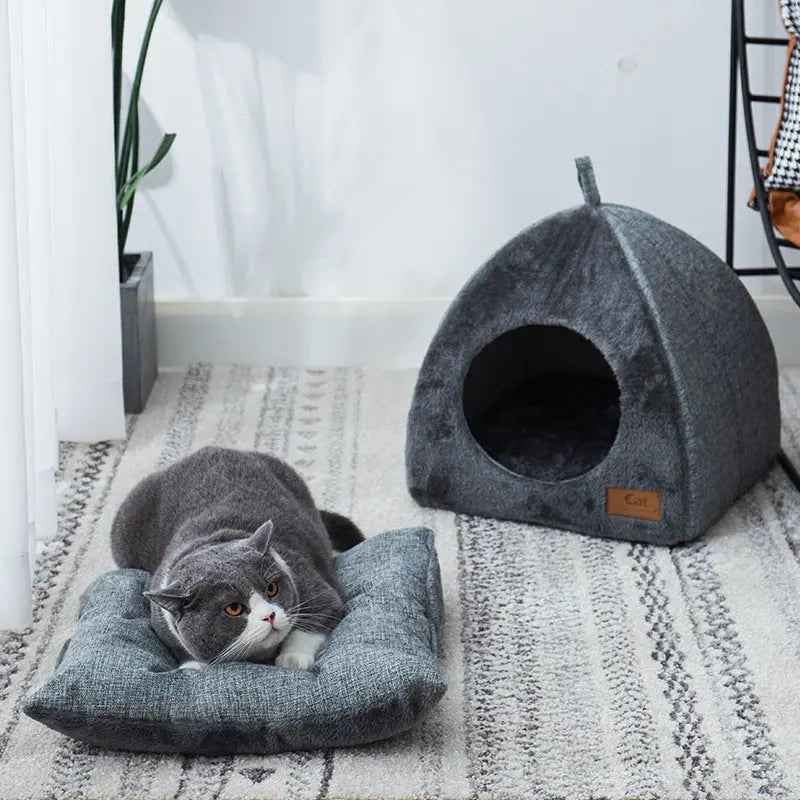 Cozy cat nest