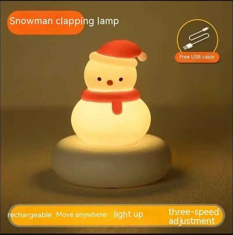 Cute Pet Sleeping Small Night Lamp USB Charging Desktop Pat Touch Induction Lamp