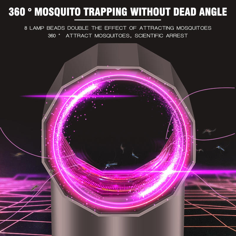 Trappola per Zanzare a LED UV con Ventola Aspirante - YOUYA PET