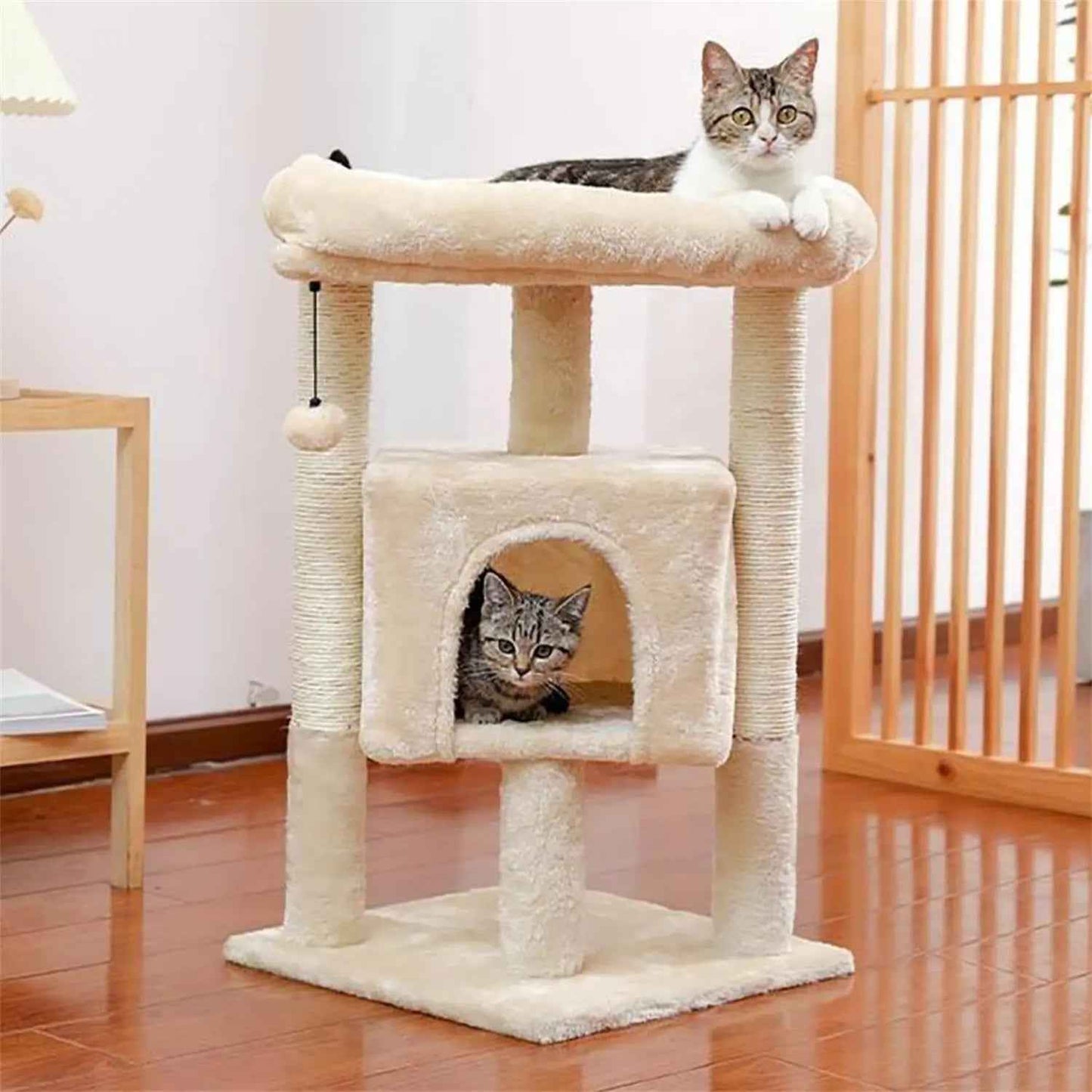 Elevate Your Indoor Cat's Playtime with an Extra Tall Cat Tree Tower
