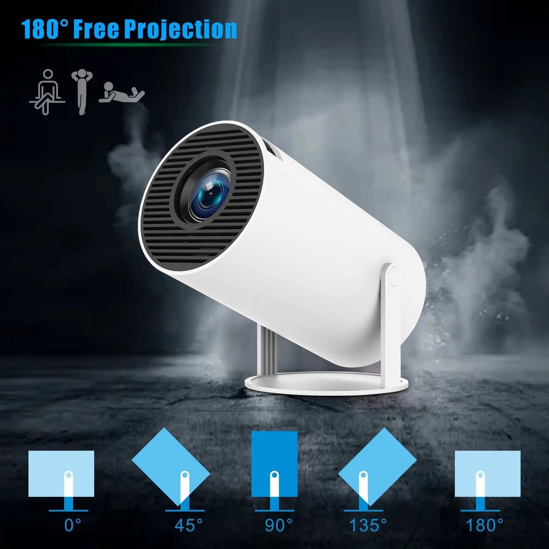 HY300 Pro Projector Home Theatre Entertainment Portable Small Projector - YOUYA PET