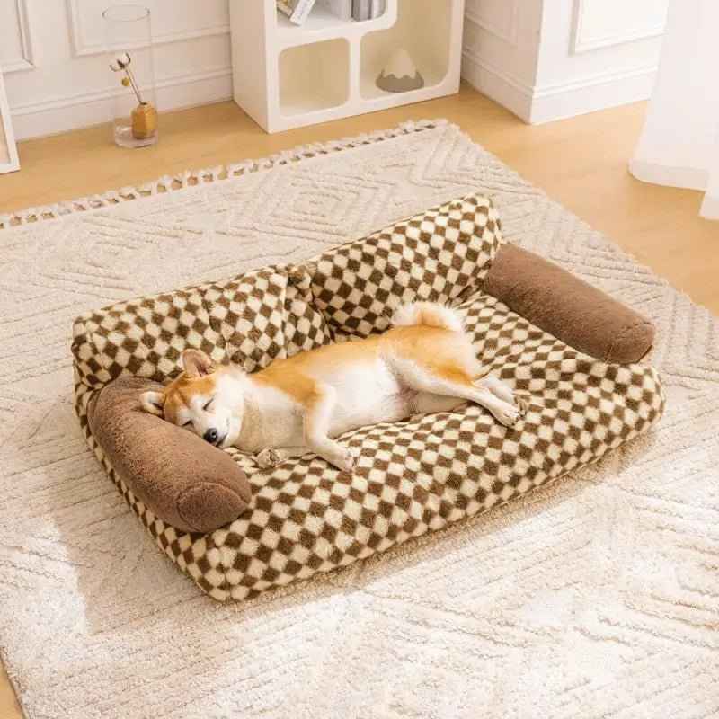 Kennel Warm Plush Pet All Removable