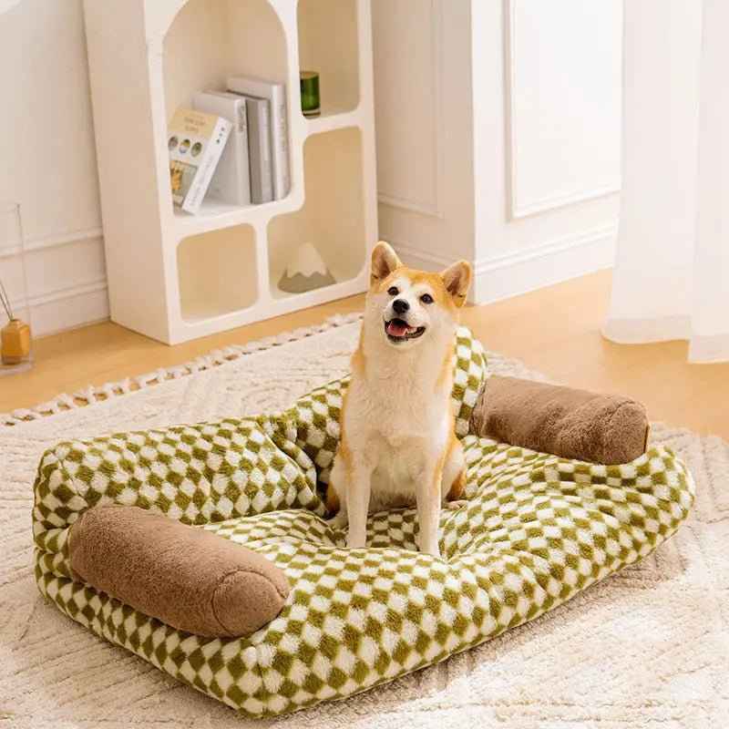 Kennel Warm Plush Pet All Removable