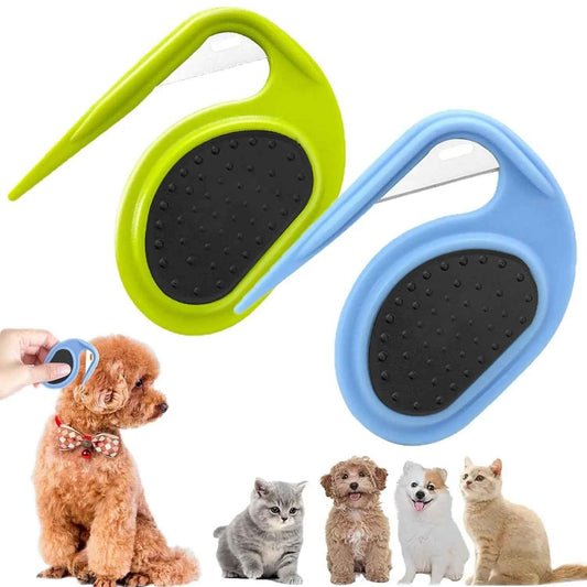 Pet grooming tools Knot Comb Cat Puppy Hair Fur Shedding Grooming Trimmer Comb Blade Comb Cat Brush
