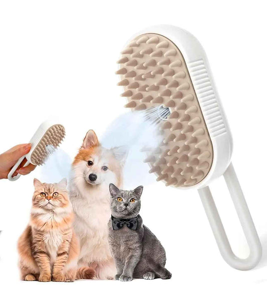 Pet Massage Brush For Cat And Dog 3 In 1 Electric For Massage