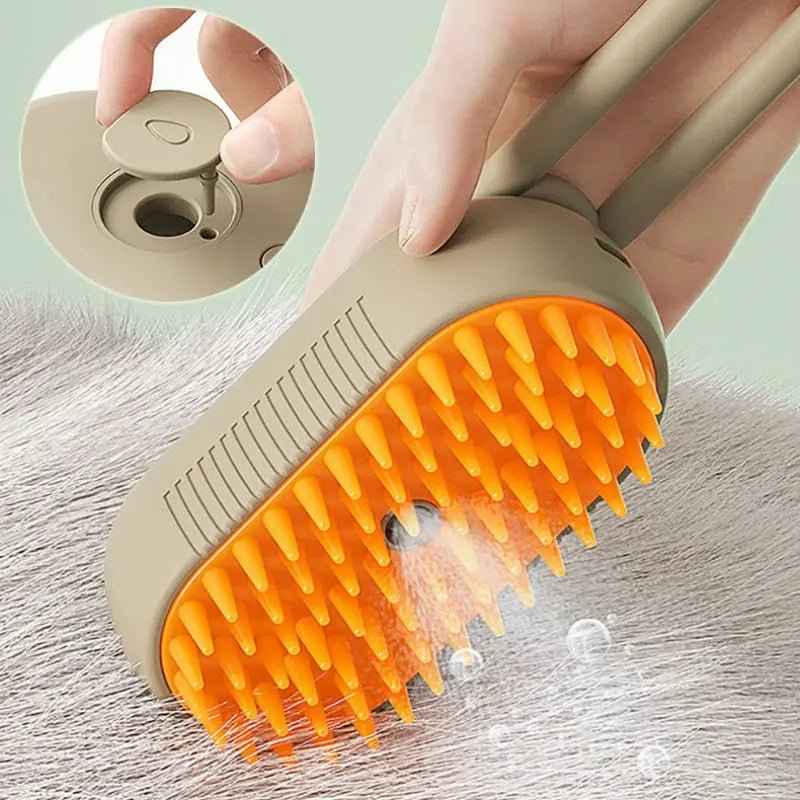 Pet Massage Brush For Cat And Dog 3 In 1 Electric For Massage